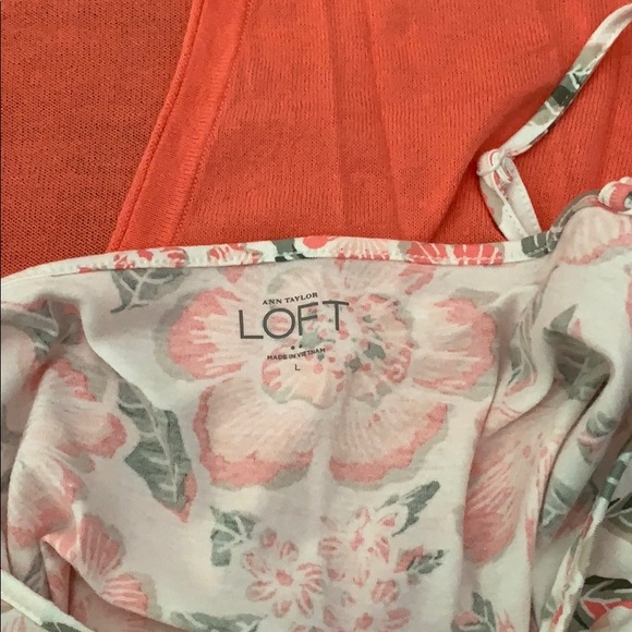 LOFT Cami & short Sleeve sweater - Picture 4 of 5